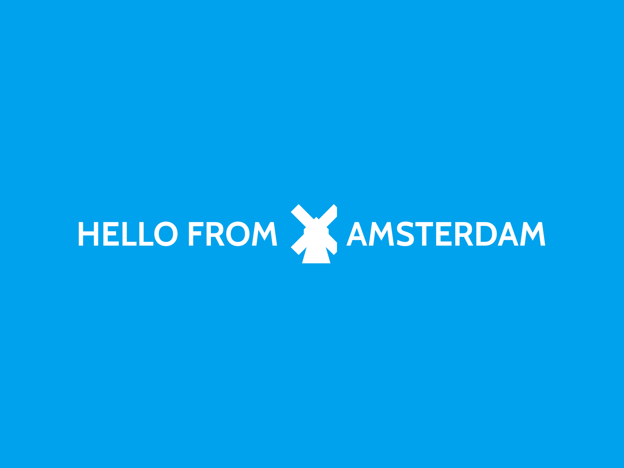 Hello From Amsterdam Logo